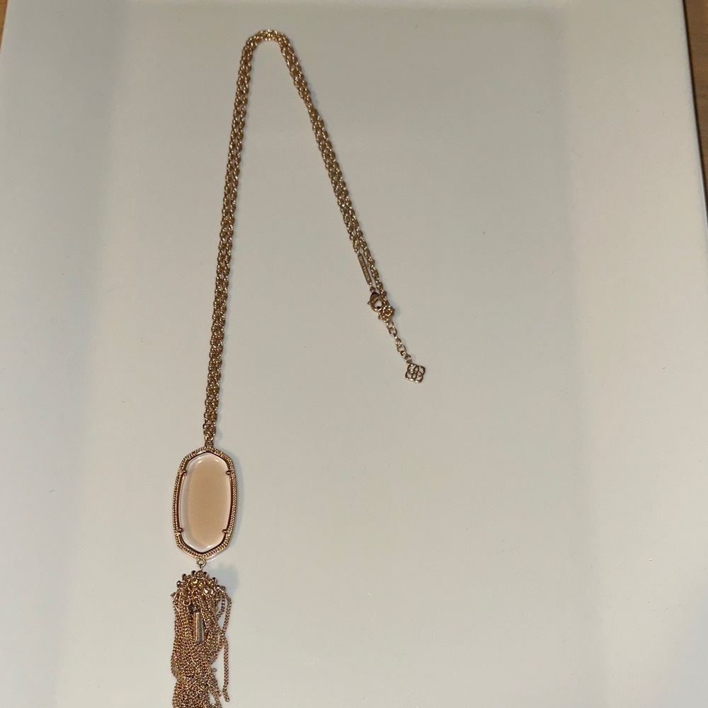 Kendra Scott Rose Gold Rayne Necklace